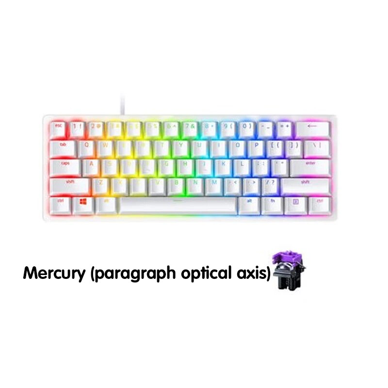 Razer Huntsman Mini Teclado/Interruptor Linear, 60% Teclado de videogame com interruptor óptico, PBT Double Click