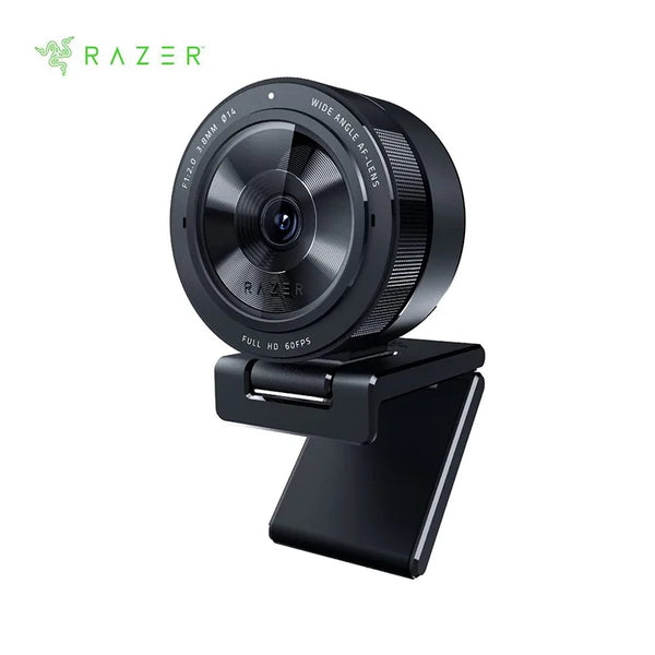 Razer-Kiyo Pro Streaming Webcam, Sem Compressão, 1080p, 60FPS, Alto Desempenho, Sensor de Luz Adaptativo, HDR Ativado, Rápido, USB 3.0