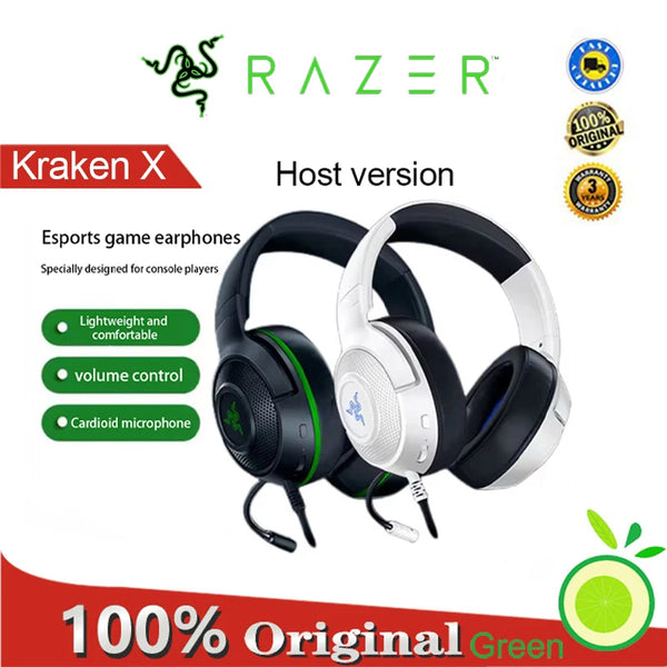 Razer Kraken X Host versão 3,5mm Headworn 7.1 surround esports game headphones