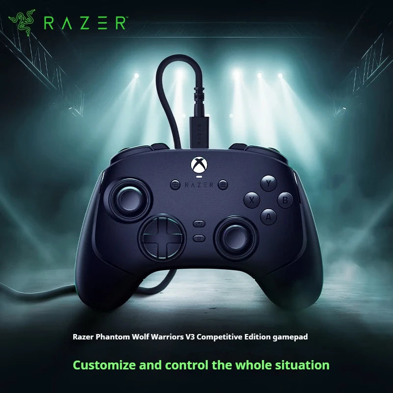 Razer-Wolverine Série V3 Gamepad, Hall Linear Trigger, Rocker Multi-Plataforma, PC compatível aplicável, Wolverine Custom Controller