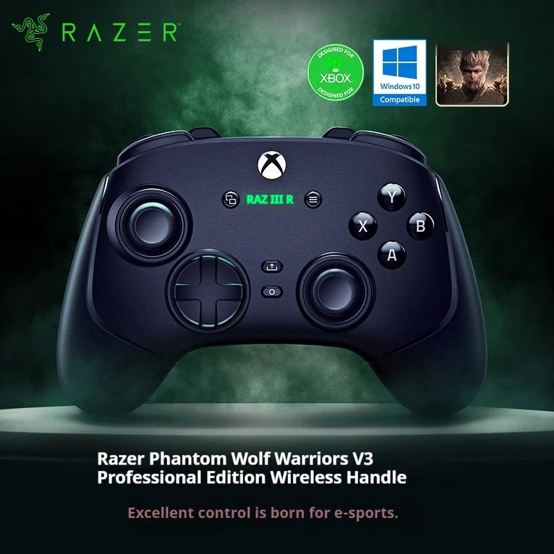 Razer-Wolverine Série V3 Gamepad, Hall Linear Trigger, Rocker Multi-Plataforma, PC compatível aplicável, Wolverine Custom Controller
