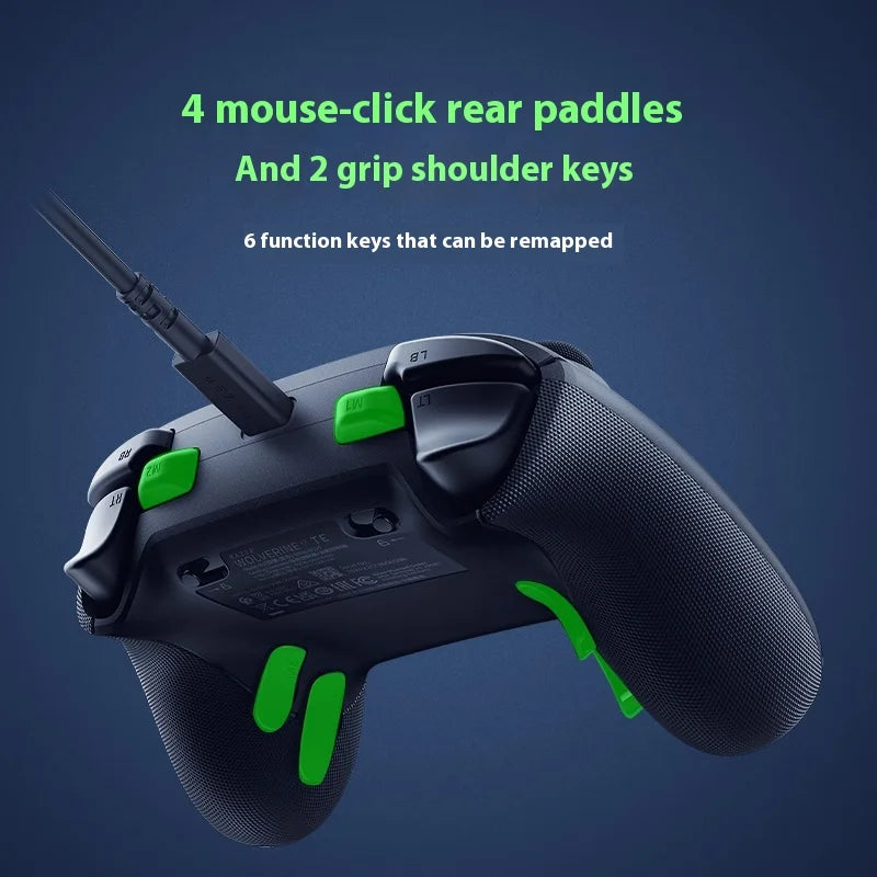Razer-Wolverine Série V3 Gamepad, Hall Linear Trigger, Rocker Multi-Plataforma, PC compatível aplicável, Wolverine Custom Controller