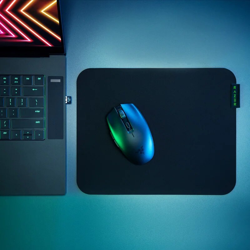 Razer orochi v2 móvel sem fio gaming mouse leve-2 modos sem fio mouse mecânico 5g avançado 18k dpi sensor óptico