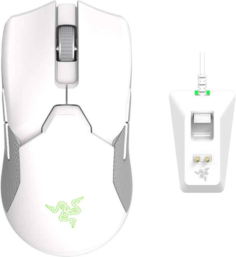 Razer viper ultimate mouse jogos sem fio & rgb doca de carregamento 20k dpi sensor óptico 8 botões programáveis 70 hr bateria