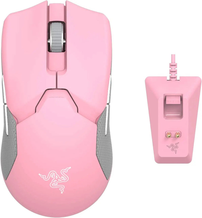 Razer viper ultimate mouse jogos sem fio & rgb doca de carregamento 20k dpi sensor óptico 8 botões programáveis 70 hr bateria
