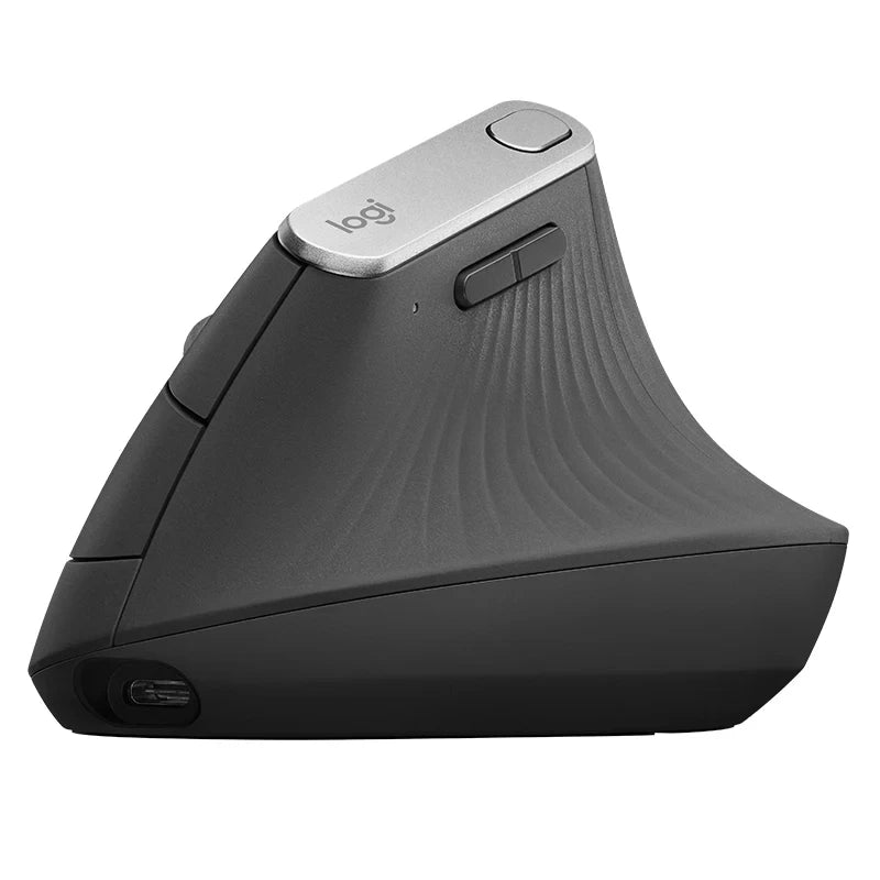 Logitech mx vertical bluetooth sem fio mouse ergonômico 4000dpi multi-função com 2.4ghz usb recarregável para escritório
