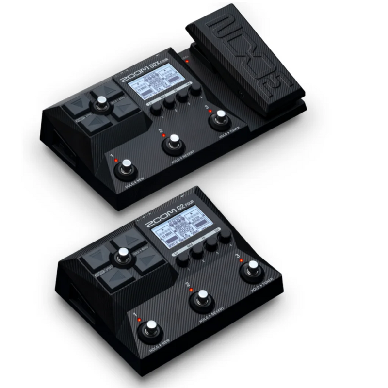 Zoom G2 Four G2X FOUR Processador multi-efeitos para guitarra Interface de áudio de 2 entradas / 2 saídas Modelagem de amplificador IR multicamadas