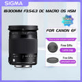 Sigma-Wide Angle Zoom Digital SLR Camera Lens, Usado, F3.5-6.3, DC MACRO OS, HSM, APS-C, Canon 6D II, Nikon 18 300, 3.5-6.3