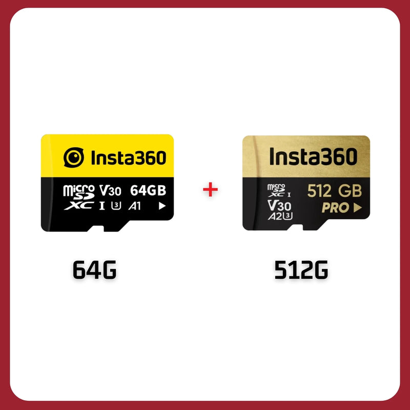 Cartões de memória para insta360 x4 x3 ace pro 2 cartão de memória 64g 128g 256g 512g para insta 360 acessórios