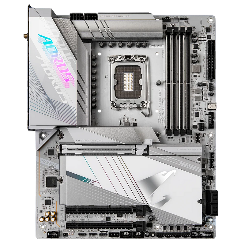 Placa-mãe para Gigabyte, Z790, AORUS PRO X, WIFI7, DDR5, 1700, DIY