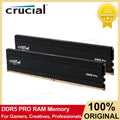 Memória Crucial DDR5 Pro RAM 16GB 32GB Kit (2x16GB) 5600MHz (ou 5200MHz ou 4800MHz) Memória de desktop DDR5 original