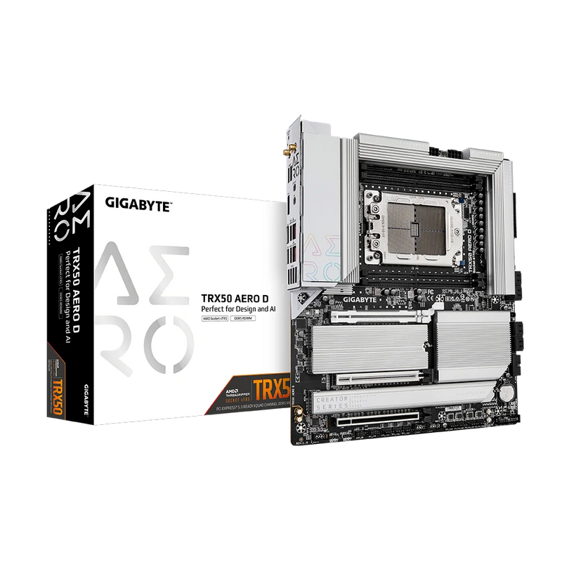 TRX50 AERO D (sTR5/AMD/ TRX50/ E-ATX/ DDR5/AMD Ryzen Threadripper PRO 7000/ Placa-mãe)