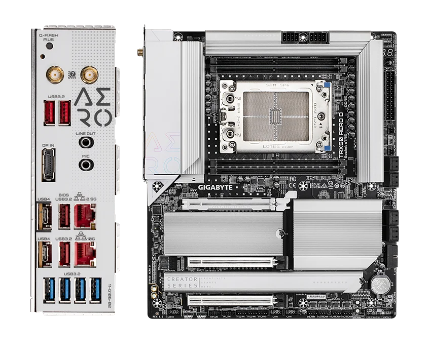 TRX50 AERO D (sTR5/AMD/ TRX50/ E-ATX/ DDR5/AMD Ryzen Threadripper PRO 7000/ Placa-mãe)