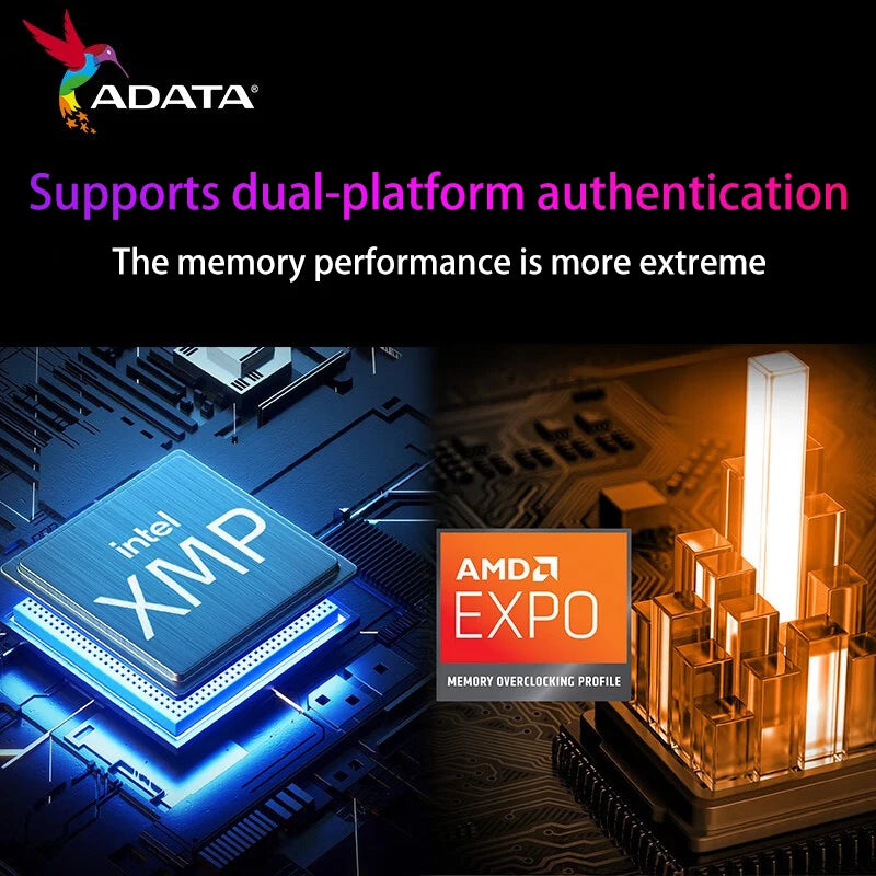 ADATA XPG LANCER BLADE RGB DDR5 Memory D300G 6000MT/s 6400MT/s 16GB 32GB Single Tray RAM Memory Moudle with HeatSink for Desktop