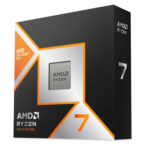 Ryzen 7 9800X3D CPU R7 9800X3D Processador para B850 B650 B650E X670E 4,7 até 5,2 GHz 8 núcleos 16 threads AM5 9000 Series em caixa