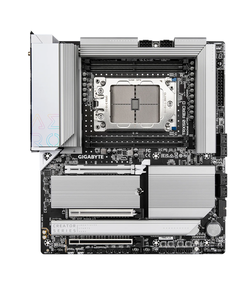 TRX50 AERO D (sTR5/AMD/ TRX50/ E-ATX/ DDR5/AMD Ryzen Threadripper PRO 7000/ Placa-mãe)