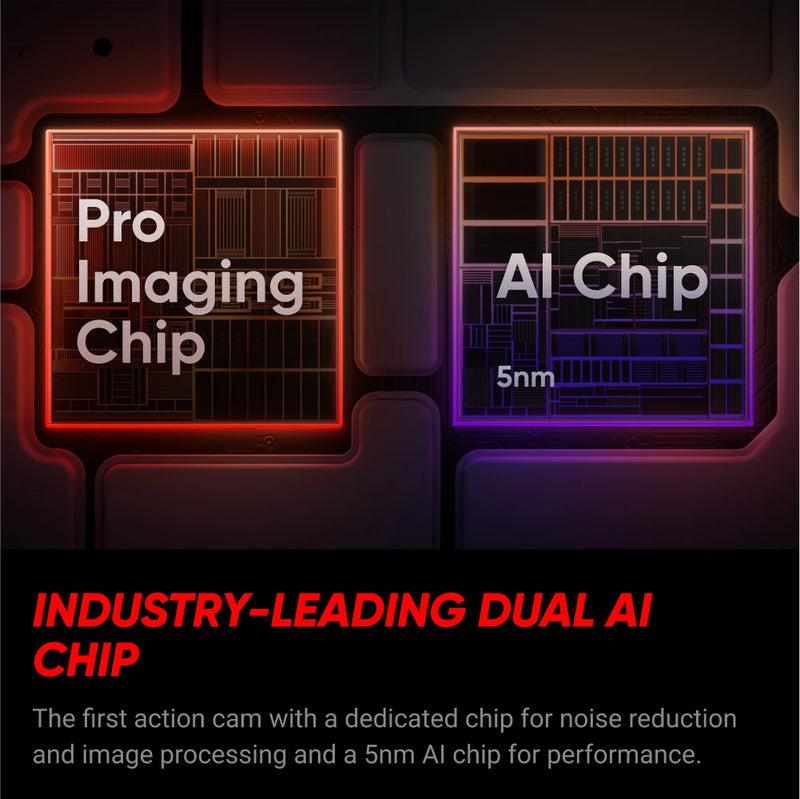 Câmera de ação à prova d'água Insta360 Ace Pro 2 - 8K projetada em colaboração com Leica, chips AI duplos, sensor de 1/1,3 polegadas