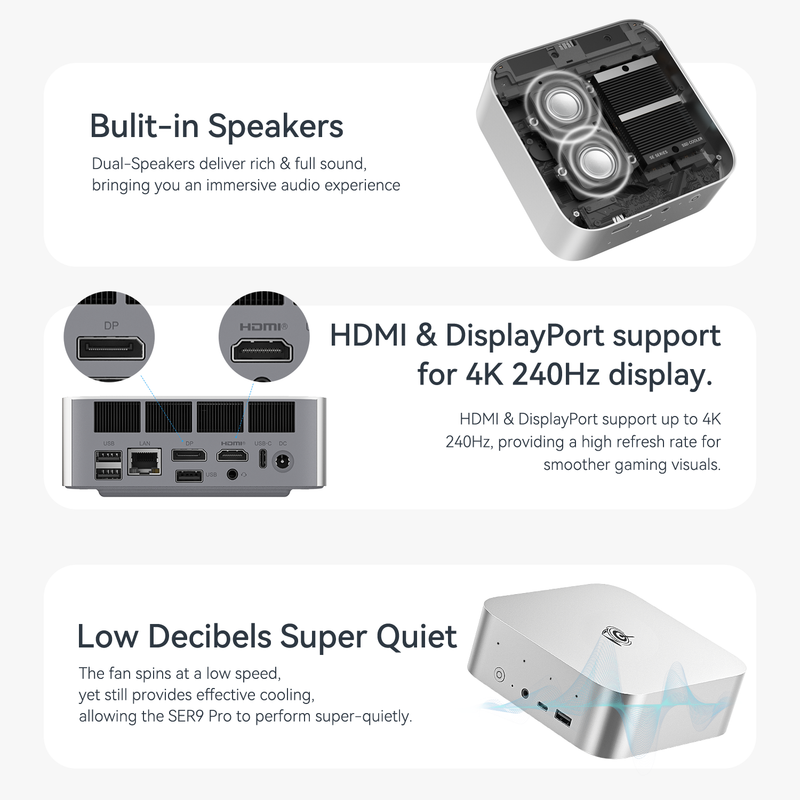 Beelink SER9 Pro AMD Ryzen™ AI 9 HX 370