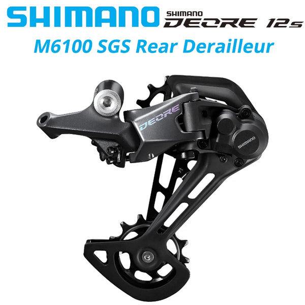 SHIMANO-DEORE Desviador traseiro, Alavanca de Deslocamento Direita, Braçadeira, 12V, 12 S, Shadow RD, Velocidade 1x12, RAPIDFIRE PLUS, Original, Novo