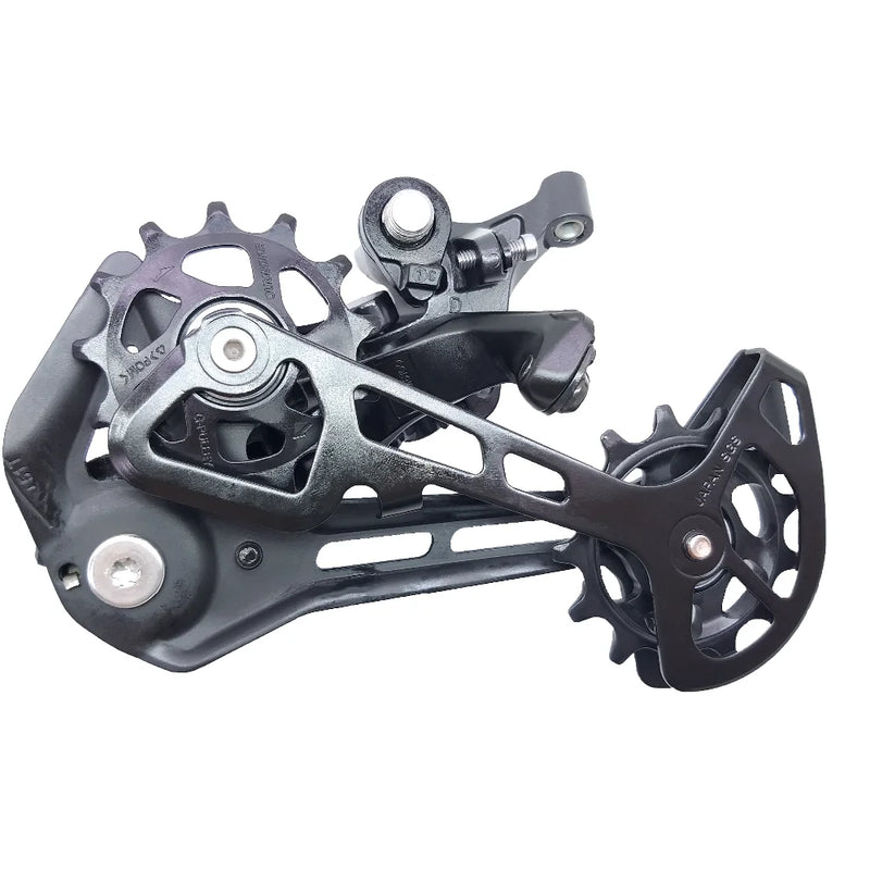 SHIMANO-DEORE Desviador traseiro, Alavanca de Deslocamento Direita, Braçadeira, 12V, 12 S, Shadow RD, Velocidade 1x12, RAPIDFIRE PLUS, Original, Novo