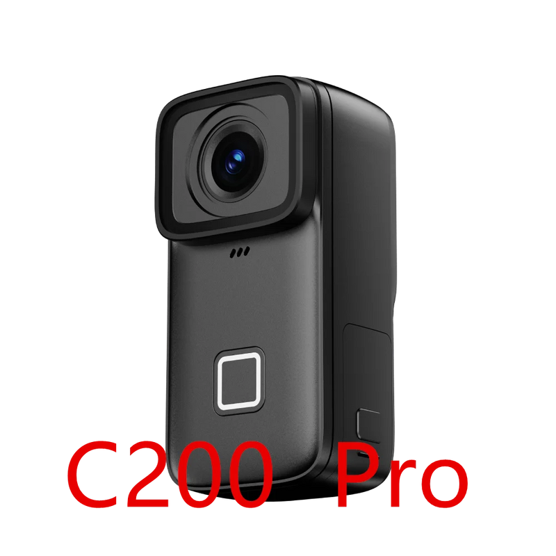 SJCAM-Câmera de ação impermeável, corpo portátil, 5M, FHD, 6 eixos, Vídeo giroscópio, 5G, Wi-Fi, visão noturna, esportes DV, C200 Pro, 4K