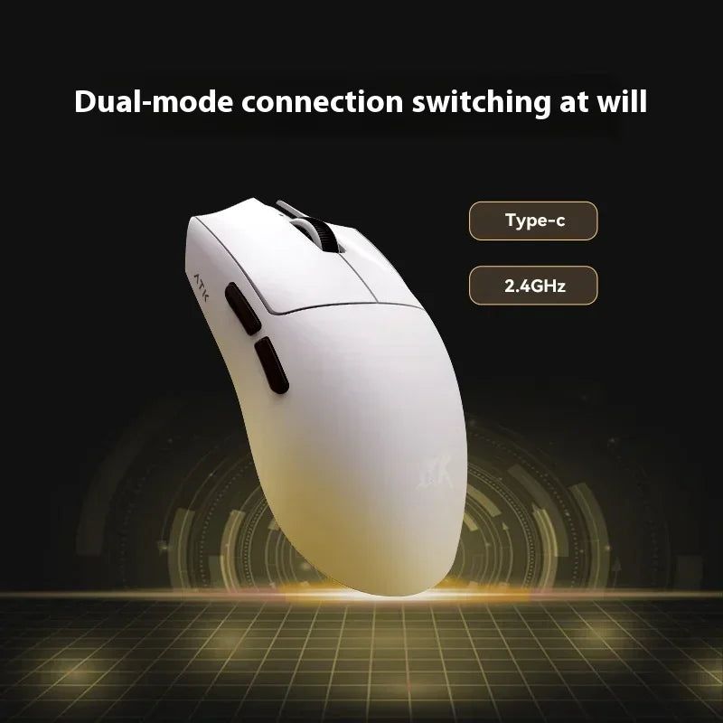 ATK Blazing Sky X1 Pro Max Ultra ULTIMATE Mouse Três Modos Bluetooth Mouse Sem Fio Paw3950 8K Leve FPS E-sports Pc Gamer