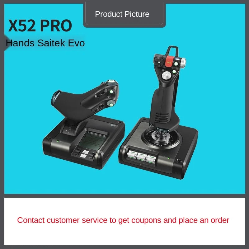 SaiTek-Microsoft Flight Fighter Simulação, Jogos de Computador Joystick Simulator, Throttle Rocker, 2020, X56