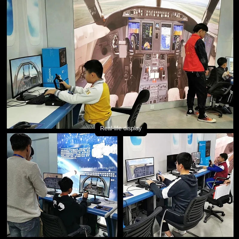 SaiTek-Microsoft Flight Fighter Simulação, Jogos de Computador Joystick Simulator, Throttle Rocker, 2020, X56