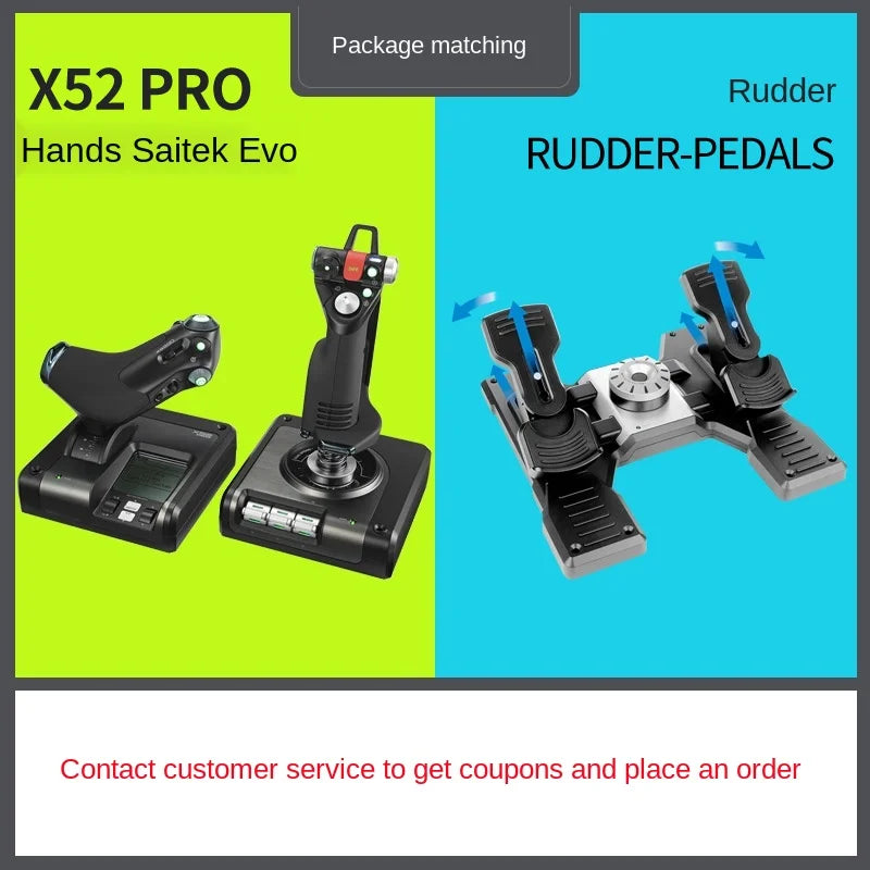 SaiTek-Microsoft Flight Fighter Simulação, Jogos de Computador Joystick Simulator, Throttle Rocker, 2020, X56