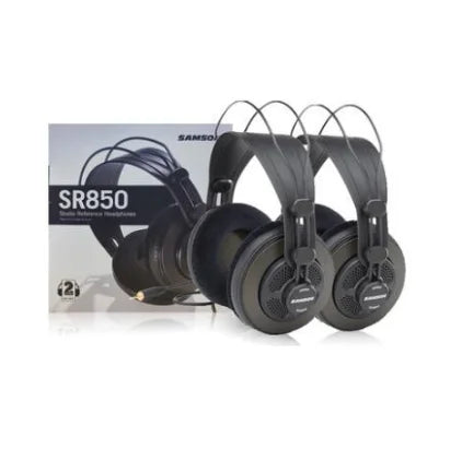 Samsung SR850 profissional monitoramento fone de ouvido estúdio semi-aberto monitor fone de ouvido com veludo Earpads, original
