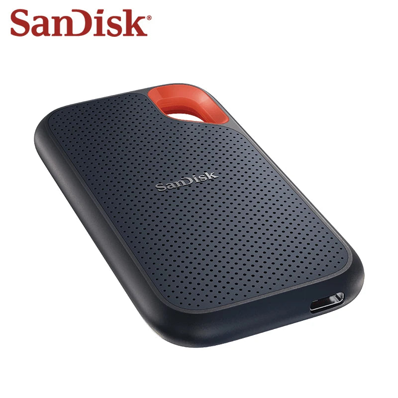 SanDisk-Unidade Externa de Estado Sólido Portátil, SSD Original, E61 Extreme PRO, 500GB, 1TB, 2TB, 4TB, USB 3.2, Tipo-C, PSSD