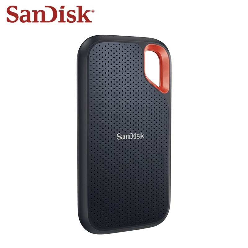 SanDisk-Unidade Externa de Estado Sólido Portátil, SSD Original, E61 Extreme PRO, 500GB, 1TB, 2TB, 4TB, USB 3.2, Tipo-C, PSSD