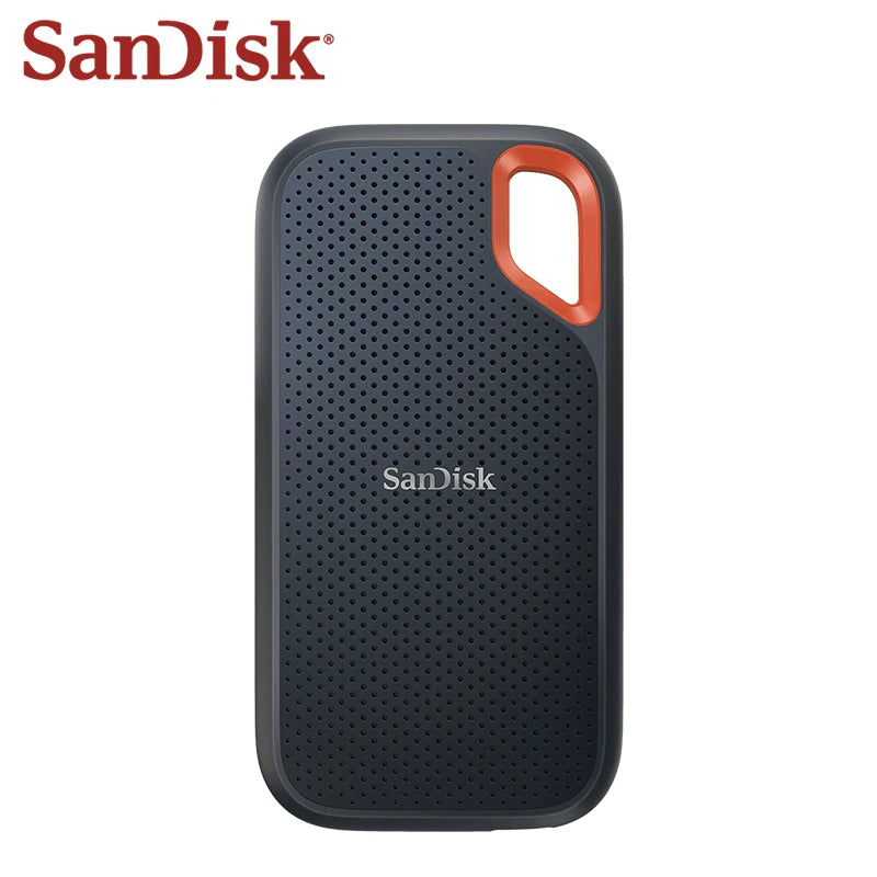 SanDisk-Unidade Externa de Estado Sólido Portátil, SSD Original, E61 Extreme PRO, 500GB, 1TB, 2TB, 4TB, USB 3.2, Tipo-C, PSSD
