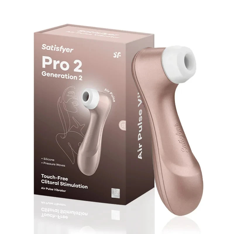 Satisfação-Vibradores de sucção do clitóris para mulheres, Sex Shop, Brinquedos para adultos, USB, Pro 2, Estimulador do clitóris