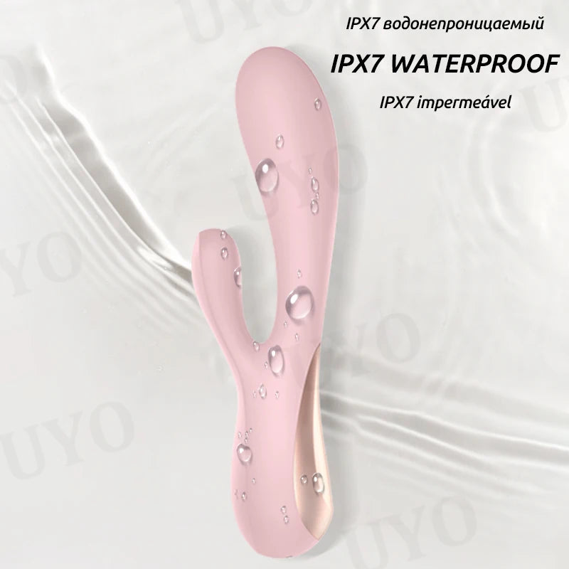Satisfação-coelho vibrador para as mulheres, estimulação do clitóris, g estimulação spot, dupla vibração, brinquedo adulto