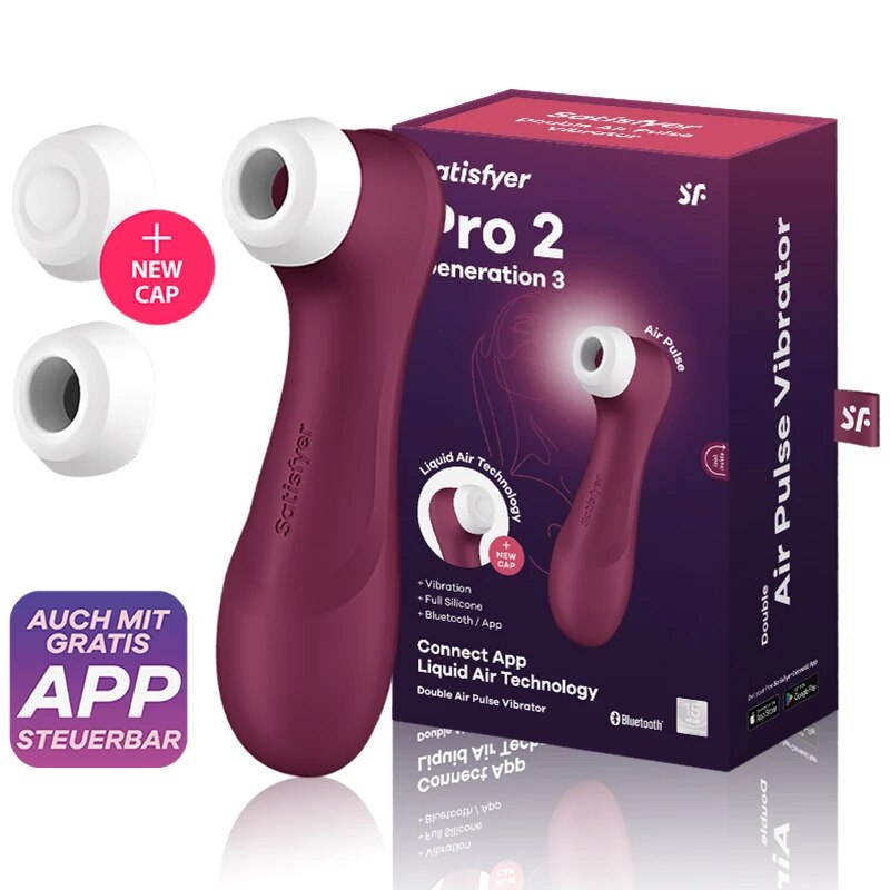 Satisfação pro2 GERAÇÃO 3 app vibrador clitóris brinquedos sexuais para mulheres estimulador do clitóris vibradores otário Adulto sex shop