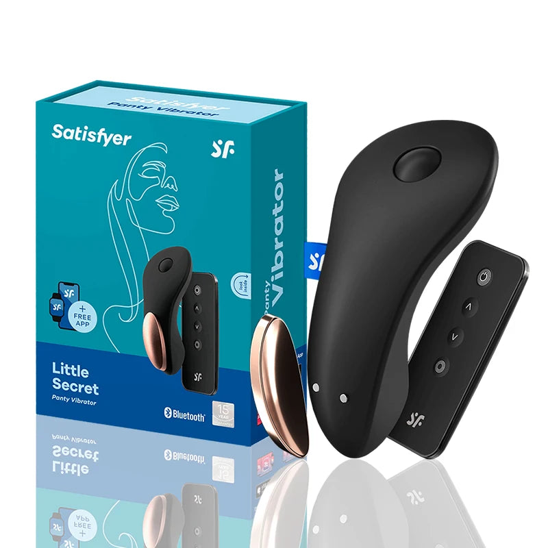 Satisfyer little secret connect app wearable vibrador magnético controle remoto estimulador do clitóris casal vibradores para mulheres uyo