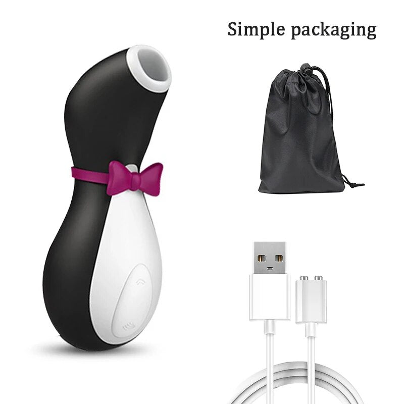 Satisfyer pro pinguim chupar clit estimulação g ponto silicone vibração mamilo otário erótico dos desenhos animados adulto brinquedo sexo vibrador mulher