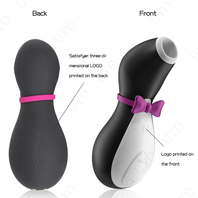 Satisfyer pro pinguim chupar clit estimulação g ponto silicone vibração mamilo otário erótico dos desenhos animados adulto brinquedo sexo vibrador mulher
