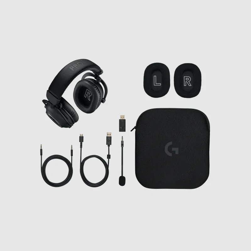 Logitech G PRO X 2 Wireless Bluetooth Tri-mode Gaming Headset Microphone GPX II 7.1 Surround Sound Computer Headphones Office