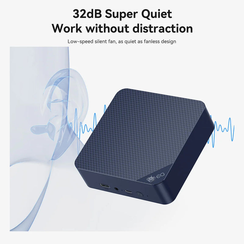 Beelink eq14 intel twin lake-n150 max turbo 3.6ghz ddr4 3200mhz desktop computador de escritório vs mini s12 pro n100 gk3v t8 pro n200