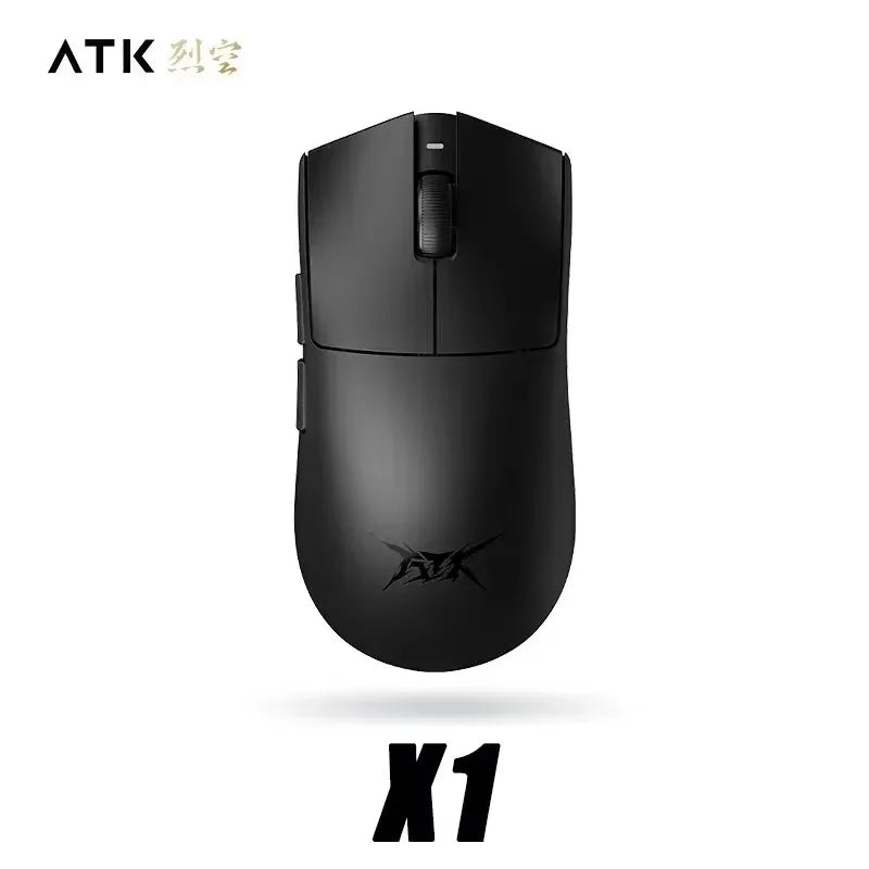 ATK Blazing Sky X1 Pro Max Ultra ULTIMATE Mouse Três Modos Bluetooth Mouse Sem Fio Paw3950 8K Leve FPS E-sports Pc Gamer