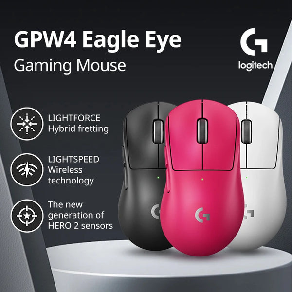 Logitech G PRO X SUPERLIGHT 2 DEX Mouse para jogos sem fio GPW 4 mouse gamer pc gamer Eagle Eye