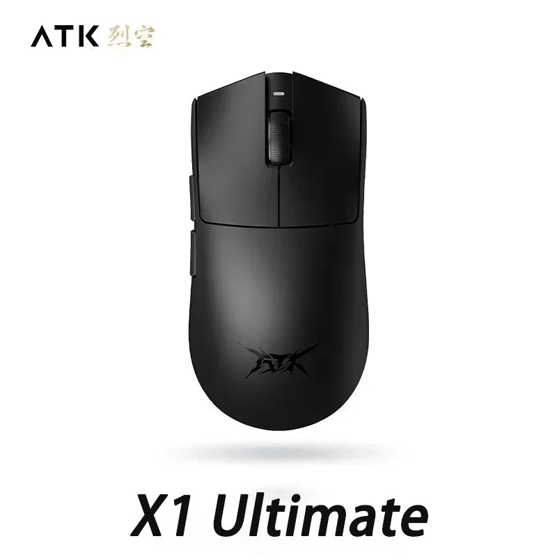 ATK Blazing Sky X1 Pro Max Ultra ULTIMATE Mouse Três Modos Bluetooth Mouse Sem Fio Paw3950 8K Leve FPS E-sports Pc Gamer