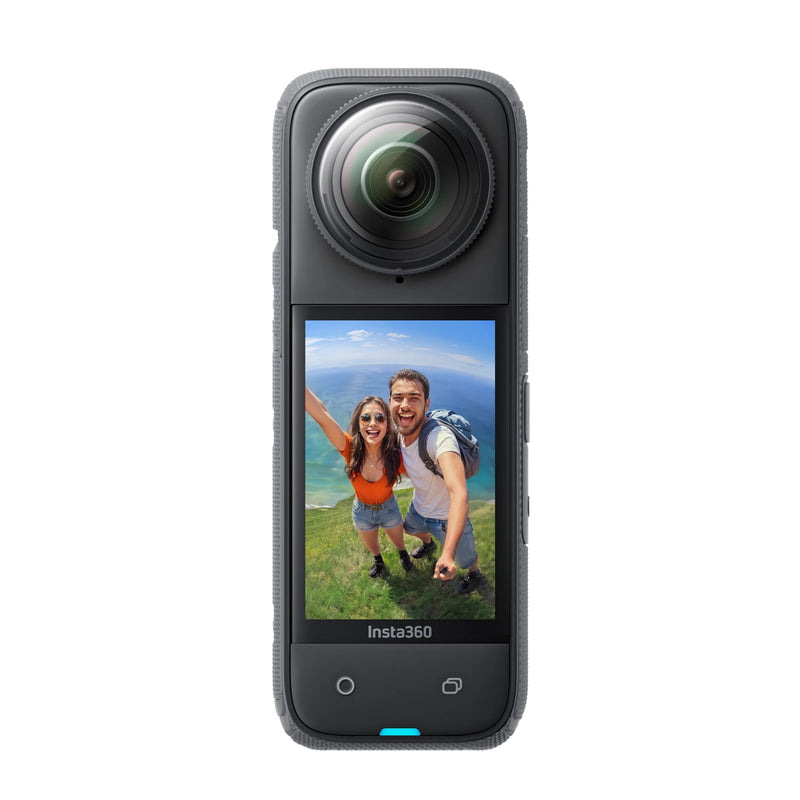 Insta360 X4 - Câmera de ação 360 à prova d'água 8K, vídeo grande angular 4K, bastão de selfie invisível, protetores de lente removíveis, último de 135 minutos
