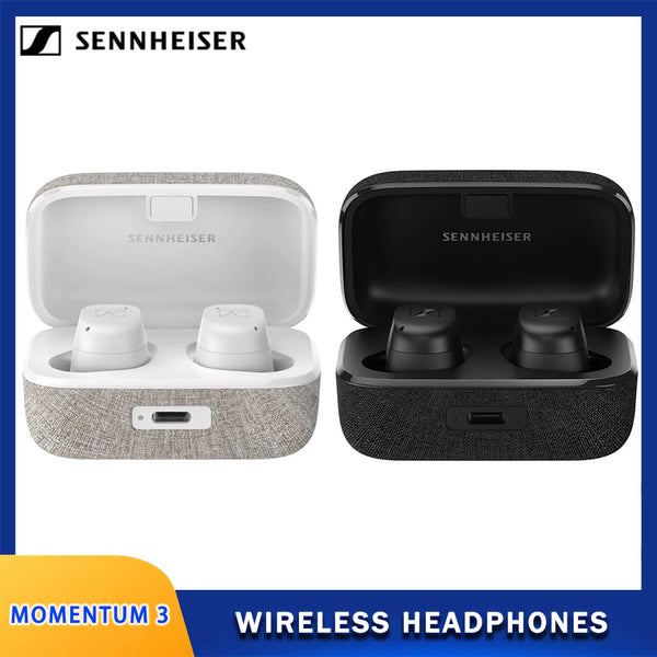 Sennheiser-MOMENTUM True Wireless Headphones, cancelamento de ruído, esportes, corrida, música, tampões, HIFI, fone estéreo, 100% original
