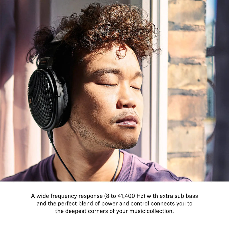 Sennheiser hd 660s2-fones de ouvido estereofônicos audiófilos com fio com baixo profundo, surround otimizado, fluxo de ar do transdutor, magn ventilado