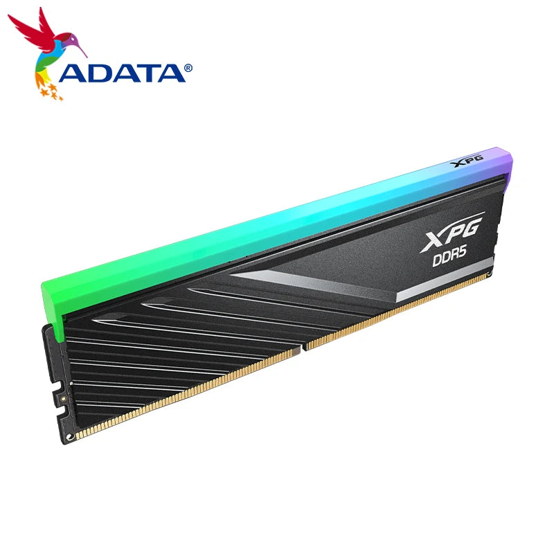 ADATA XPG LANCER BLADE RGB DDR5 Memory D300G 6000MT/s 6400MT/s 16GB 32GB Single Tray RAM Memory Moudle with HeatSink for Desktop