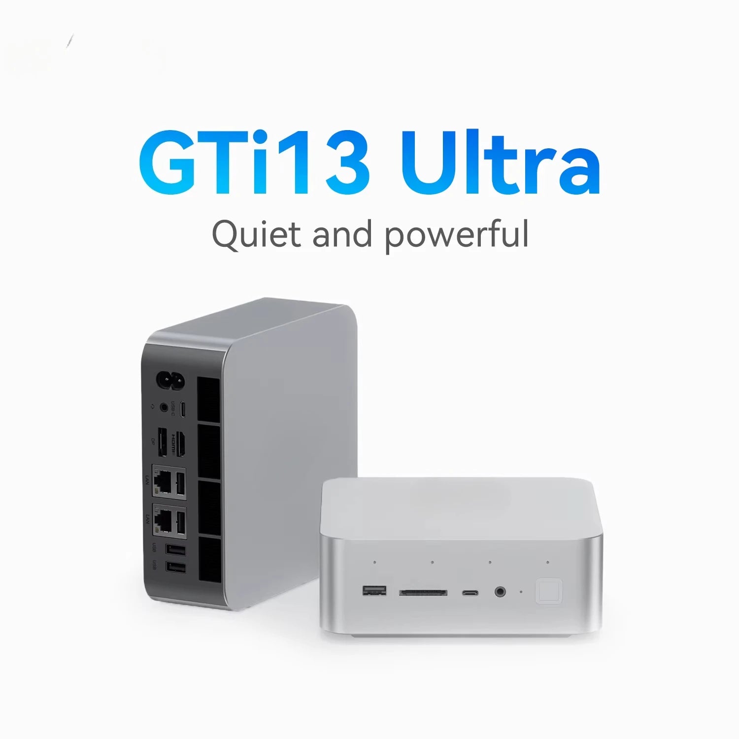 GTi13 Super Mini Computador Intel Core i9-13900HK Dual Channel DDR5 32g Memória M.2 PCIe 4.0 1TB Unidade de estado sólido embutida