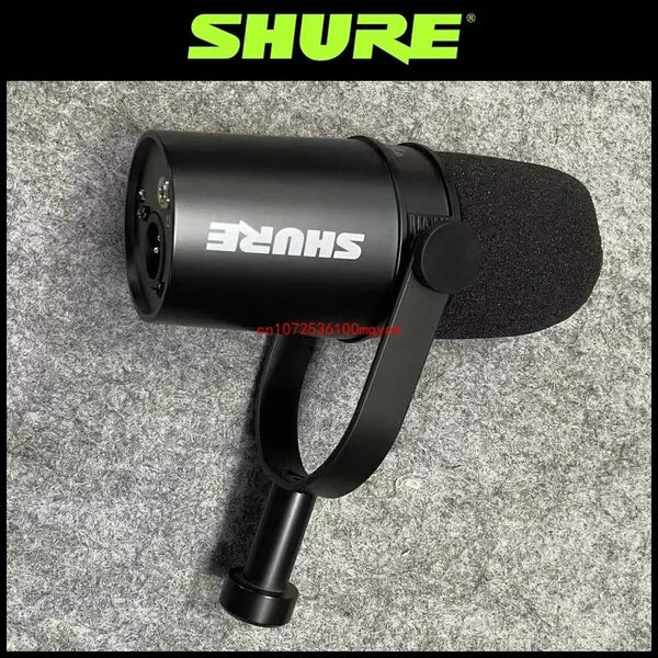 Shure MV7 Microfone Dinâmico Híbrido, USB, XLR, Exterior, Ao Vivo, Resposta de Frequência Selecionável, Placa de Som Integrada, Original